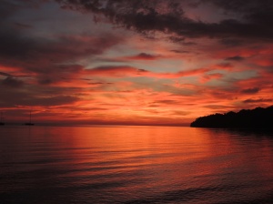 Sunset Pulau Tiga