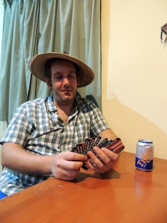 Ben playing cards