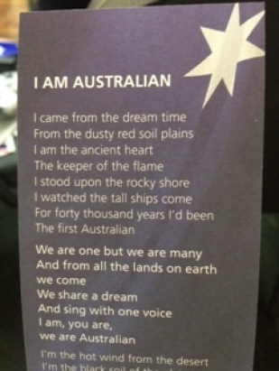 I am Australian